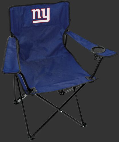 Front of Rawlings Blue NFL New York Giants Gameday Elite Chair With Team Logo SKU #00551078111