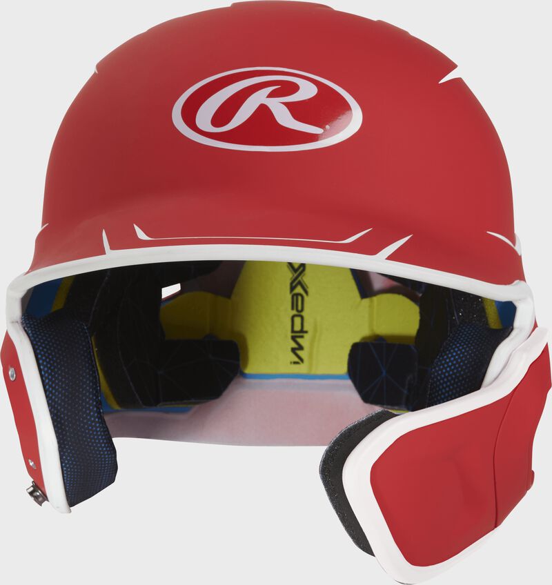 Mach Right Handed Batting Helmet with EXT Flap, 1-Tone & 2-Tone