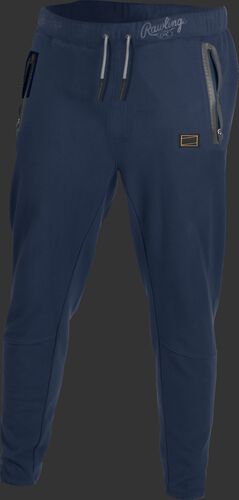 Navy Gold Collection jogger style pants with gray draw strings - SKU: GCJOG-N
