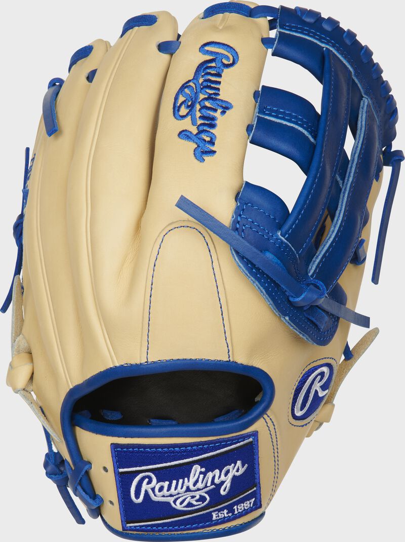 PROKB17-6CR 12.25-inch Heart of the Hide ColorSync H-web infield glove in a Kris Bryant pattern with a camel back