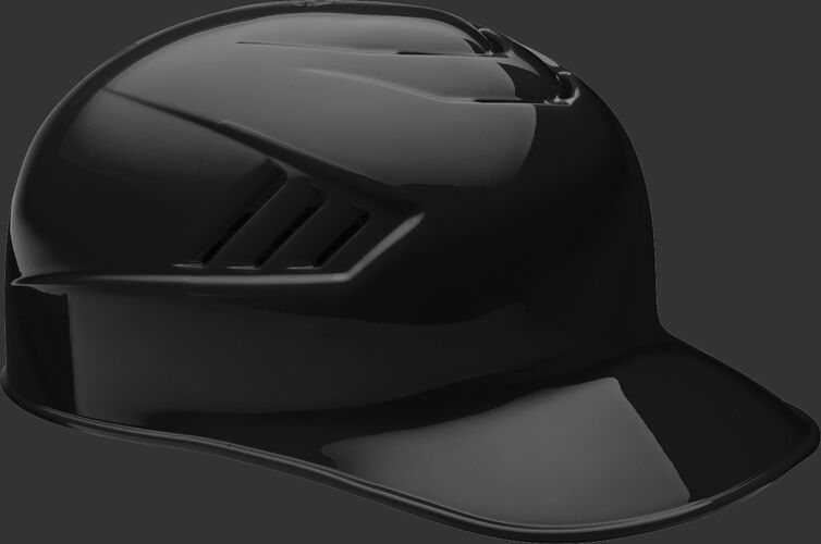 A black CFPBH Coolflo adult base coach helmet with Coolflo vents