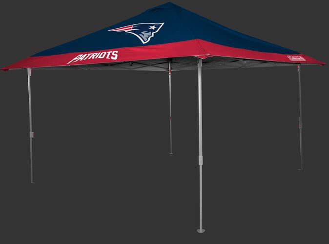 Rawlings Navy and Red NFL New England Patriots 10x10 Eaved Canopy With Team Logo and Name SKU #07561076111