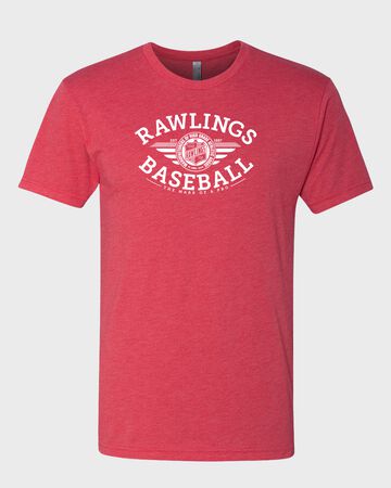 Rawlings Baseball Tri-Blend T-Shirt, Adult