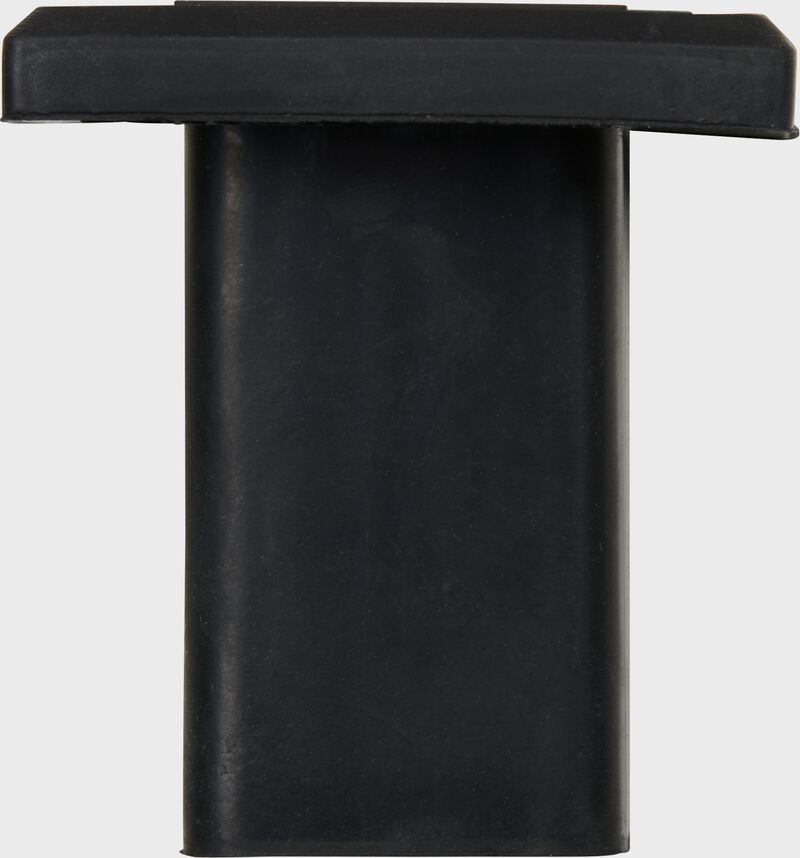 A black Rawlings square plug standing up - SKU: RSAP