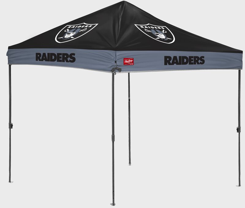 A Las Vegas Raiders 10' x 10' straight leg canopy image number null