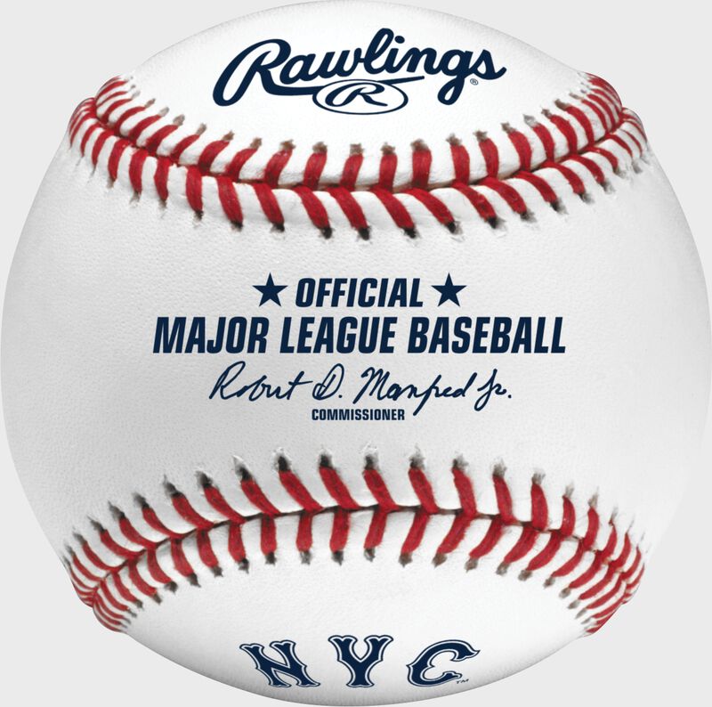 A MLB 2024 New York Mets City Connect memorabilia baseball