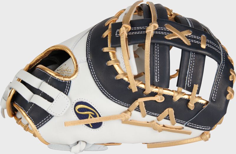 Liberty Advanced Color Series 13 in 1st Base Mitt, White/Navy, Left