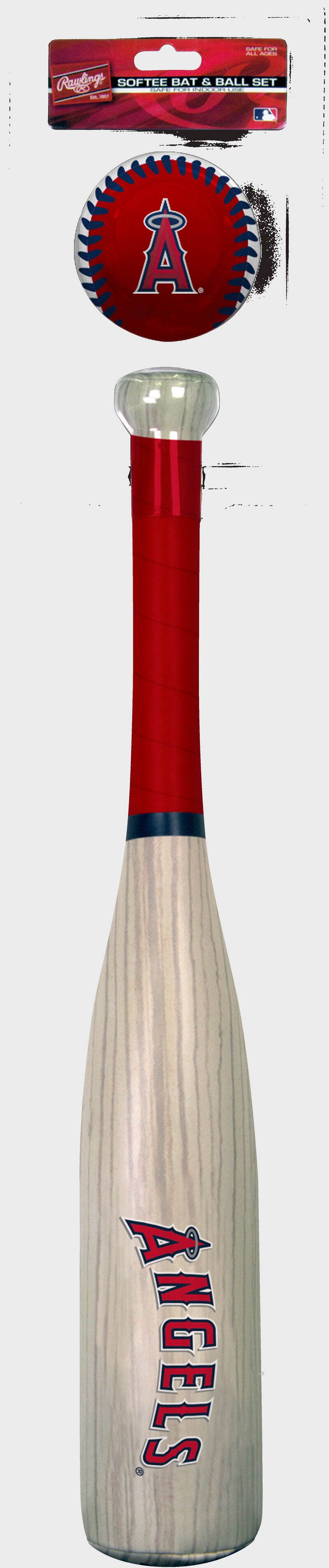 A Los Angeles Angels grand slam softee bat & ball set - SKU: 07380001111