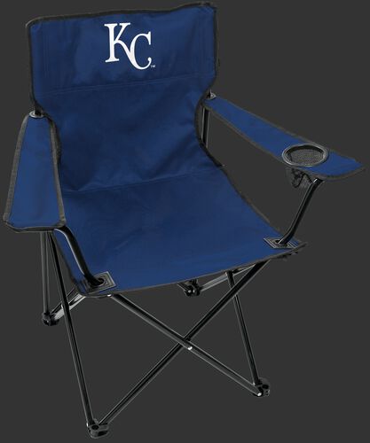 Front of Rawlings Blue MLB Kansas City Royals Gameday Elite Chair With Team Logo SKU #06110026111