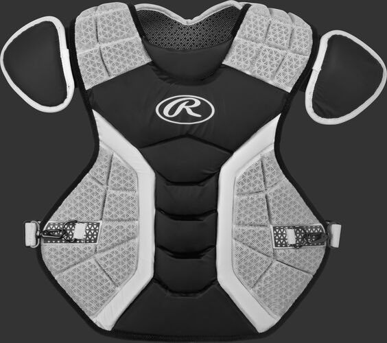 A black/grey CPPRO Pro Preferred adult chest protector