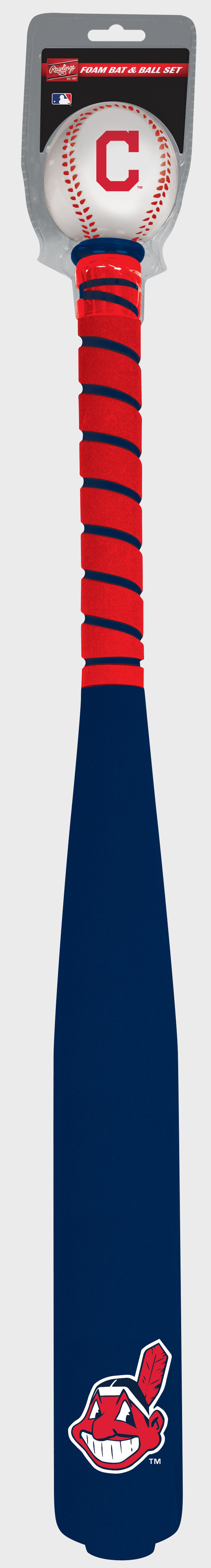 MLB Cleveland Indians Foam Bat and Ball Set