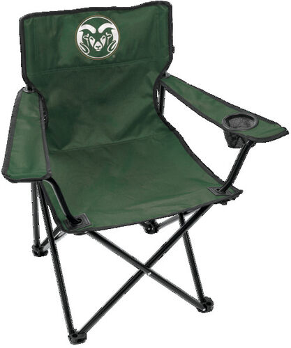 Front of Rawlings Green NCAA Colorado State Rams Gameday Elite Chair With Team Logo SKU #00563013111