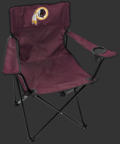 Front of Rawlings Burgundy NFL Washington Redskins Gameday Elite Chair With Team Logo SKU #00551087111