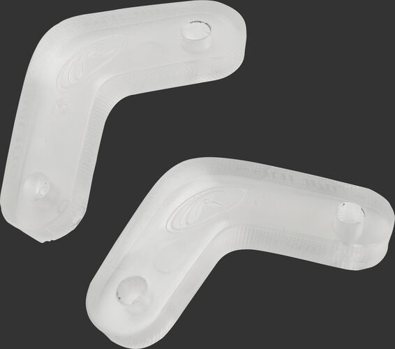 Plastic accessory pieces to fit a MACHWG Mach facemask onto a junior size helmet