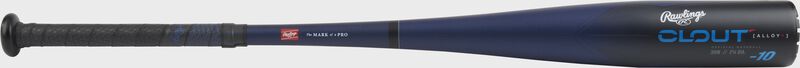 A black 2023 Rawlings Clout -10 USA bat - SKU: RUS3C10