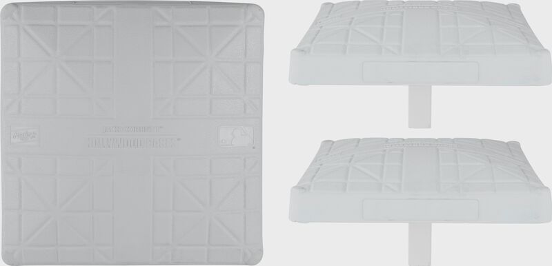 Set of 3 white Jack Corbett MLB Hollywood bases - SKU: JCHB loading=