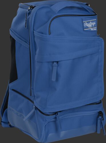 Right angle of a royal R701 baseball backpack
