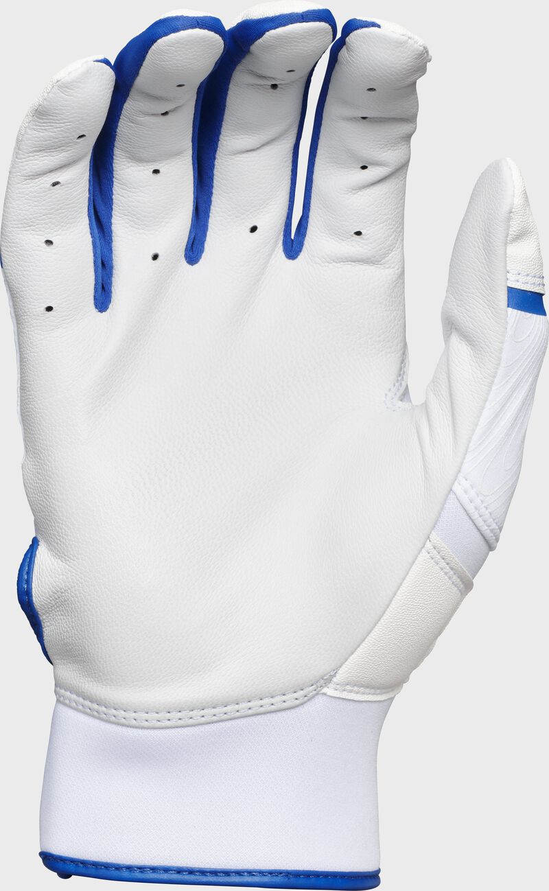 Back of a royal Clout batting glove loading=