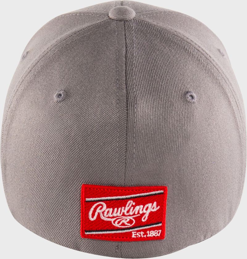 Back view of Rawlings Black Clover Authentic Fitted Hat - SKU: BC0A000071