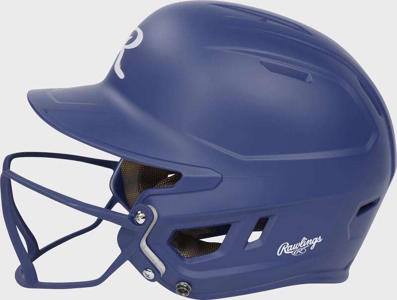 Rawlings Mach Hi-Viz Fastpitch Batting Helmet, Royal, Senior