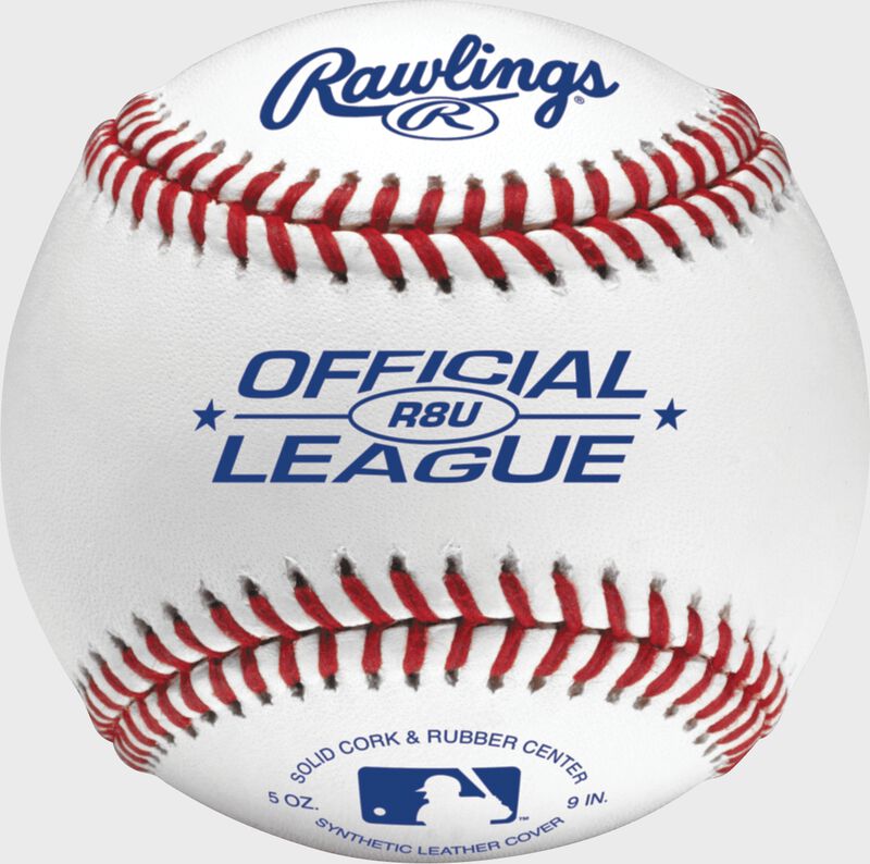 R8U recreational youth baseball with raised seams