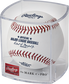 A MLB 2020 Dominican Republic Series baseball in a display cube - SKU: ROMLBDRS20 image number null