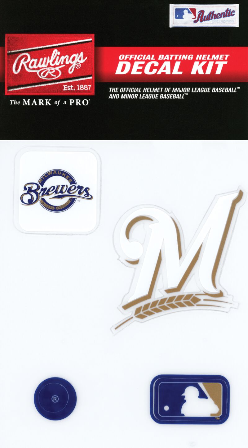 MLB Milwaukee Brewers Decal Kit