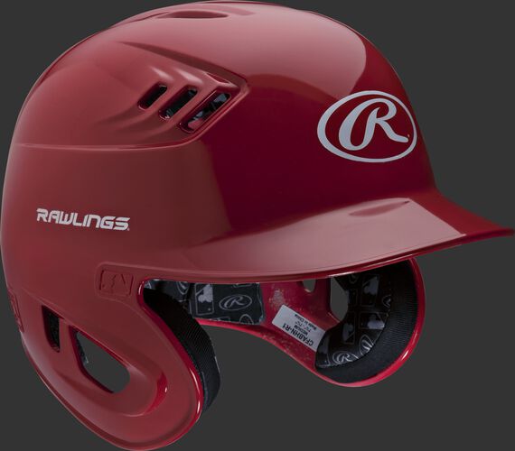 Coolflo High School/College Batting Helmet Scarlet