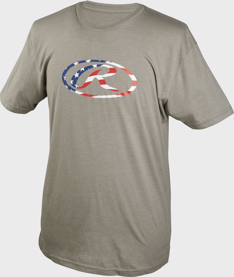 Rawlings Stars & Stripes Oval-R Short Sleeve Shirt | Rawlings