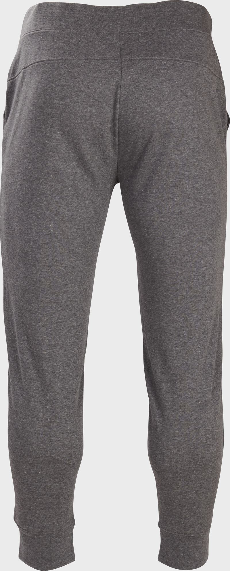 Back of gray Rawlings women's joggers - SKU: RSGWJG-G
