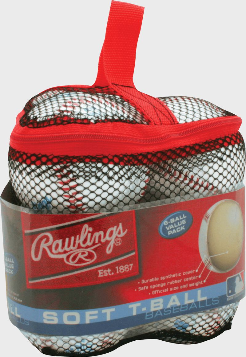 Rawlings Official League TVB Tball Baseball Bucket, 8 Count