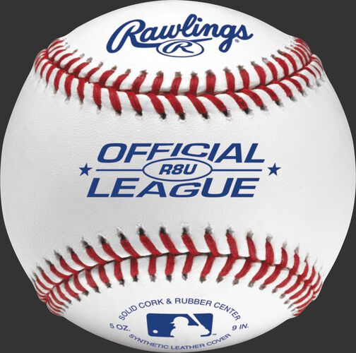 R8U recreational youth baseball with raised seams