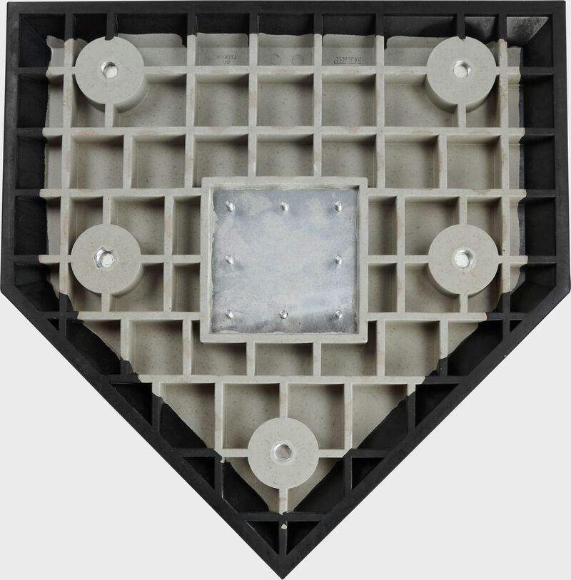 White bottom of a Hollywood home plate - SKU: 12807300