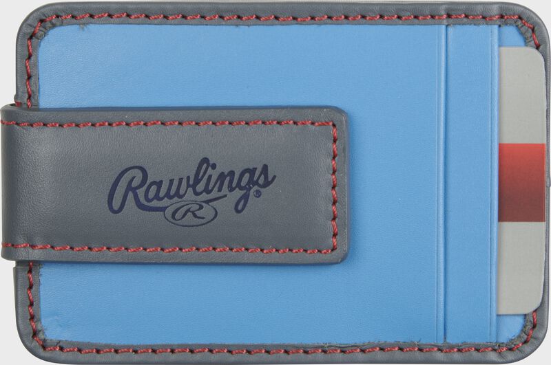 Rawlings "Pop" Baseball Stitch Front Pocket Wallet