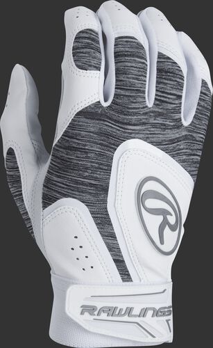 White 5150WBG-W Adult 5150 batting gloves with heather grey back