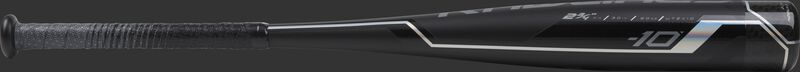 A black Rawlings Velo ACP USSSA baseball bat - SKU: UTZV10