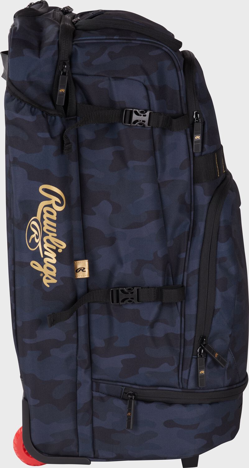 Rawlings Gold Collection Wheeled Bag, Black Camo, RSGGCWHBG-BKCM