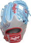 Wing Tip back of a Heart of the Hide R2G I-web glove with a red Rawlings patch - SKU: RSGPROR204W-2GCB image number null