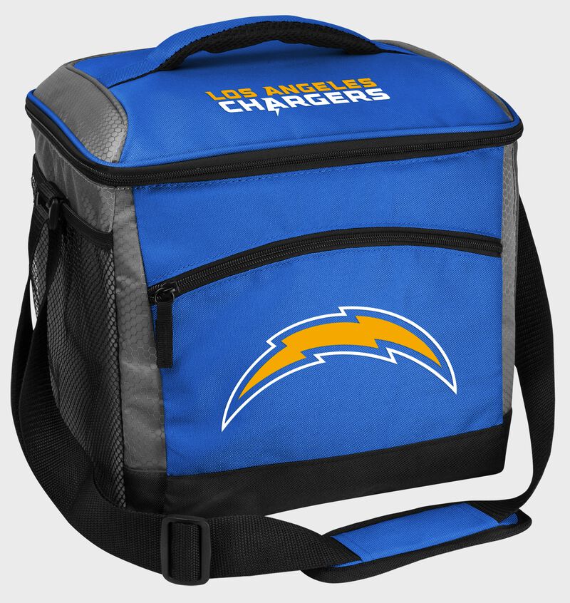 A Los Angeles Chargers 24 can soft sided cooler 