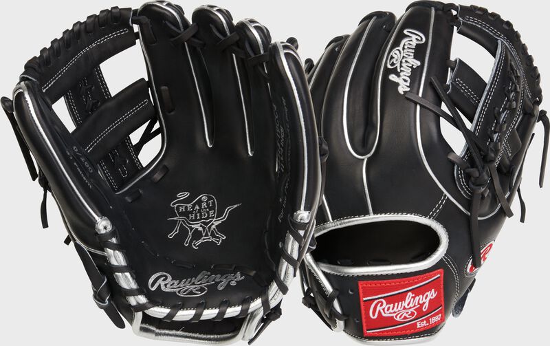 2 Views of a Rawlings Carlos Correa Gameday 57 glove showing the palm & back - SKU: PRO315-19CC4