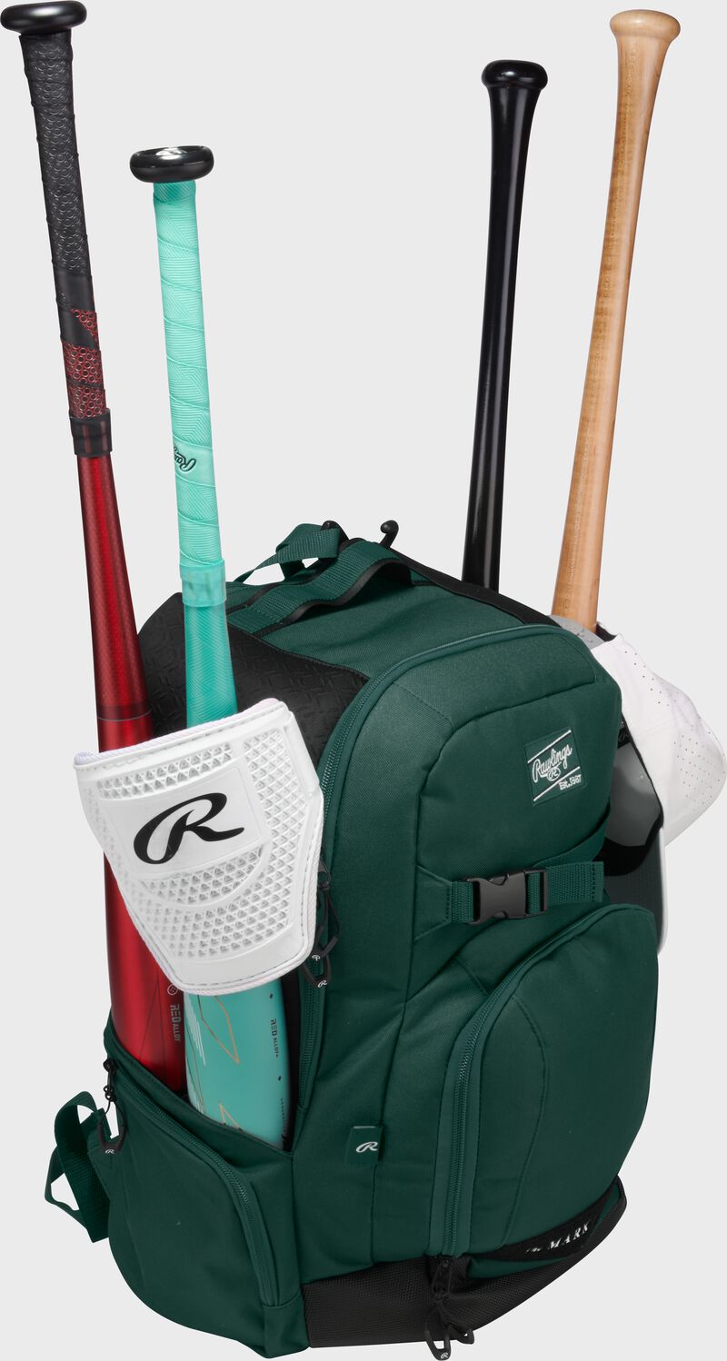 Rawlings Journey Players Backpack, Dark Green