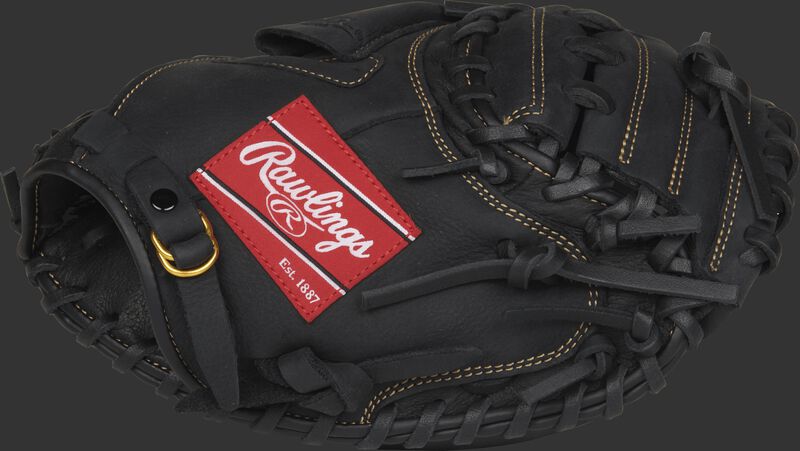RCM315B Renegade 31.5-inch youth catcher's mitt with a black thumb and black One-Piece Solid web