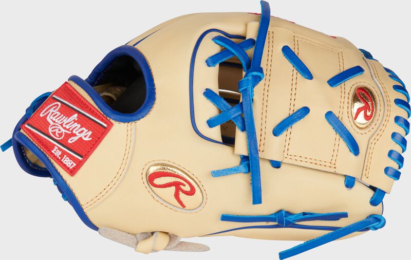Thumb of a camel Gameday 57 Series Jeremy Peña Heart of the Hide glove with a 1-piece solid web - SKU: RSGPRO2174-8JP