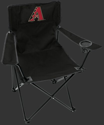 Front of Black MLB Arizona Diamondbacks Gameday Elite Chair With Team Logo SKU #06110010111