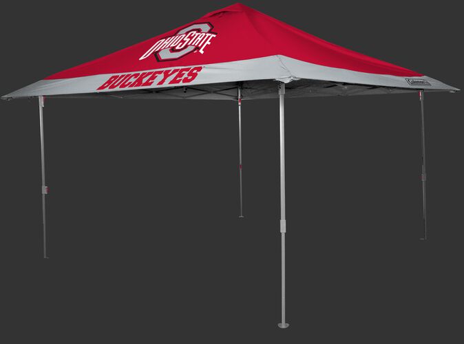 Rawlings Scarlet and Grey NCAA Ohio State Buckeyes 10x10 Eaved Canopy With Team Logo and Name SKU #07843042111