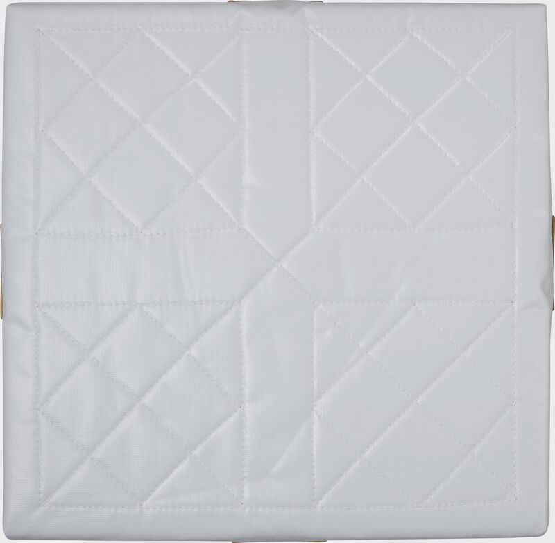 Top of a white Rawlings varsity size quilted base - SKU: RSQB