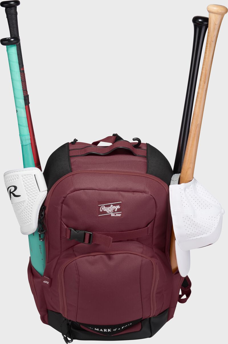 Rawlings Journey Players Backpack, Maroon