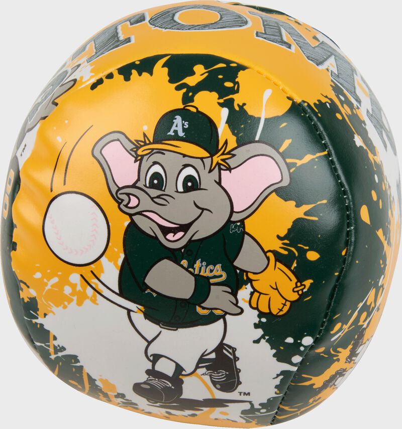 MLB Oakland Athletics Quick Toss 4" Softee Baseball