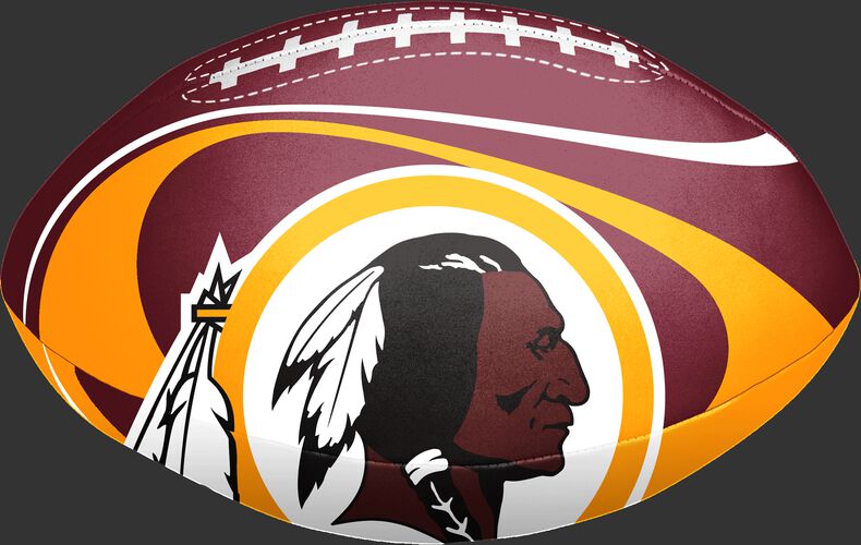 An 8" Washington Redskins softee football with the Redskins logo - SKU: 07861087111