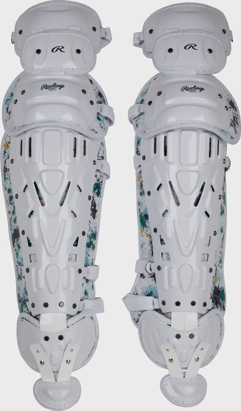 Limited Edition Mach Splatter Catcher's Gear Set, Adult, Navy/White